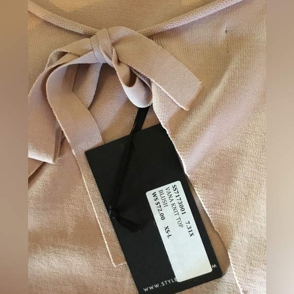 Style Stalker- Vana Knit Top- Small- Blush - Picture 5 of 6